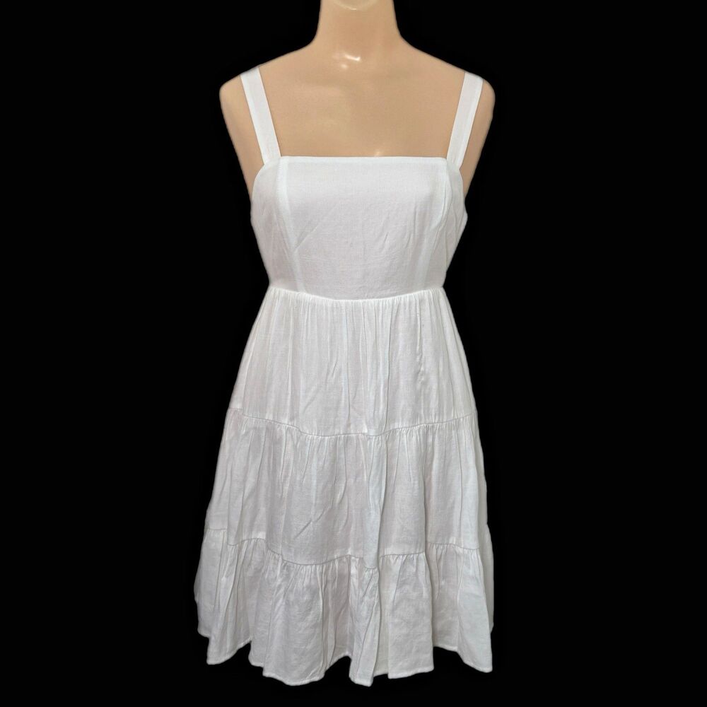 Trixxi Tiered Milkmaid Sundress XS Prairie Cottage Coquette Dainty Beach